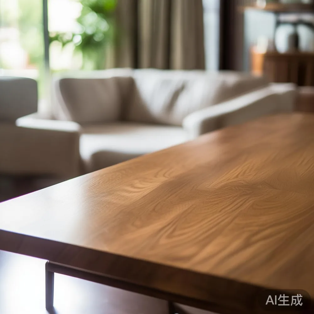 How to Choose the Right Extendable Table Size for a Singapore HDB Livi — close-up of the grain and joinery detail, shallo
