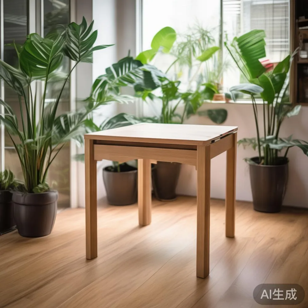 How to Choose the Right Extendable Table Size for a Singapore HDB Livi — corner of a small condo apartment with wooden fl