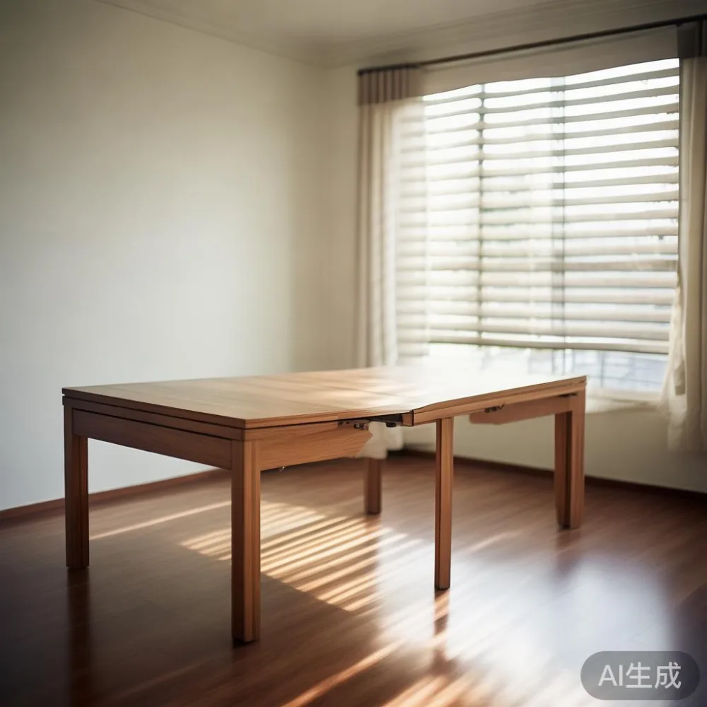 Humidity in Southeast Asia and Your Extendable Table: A Buyer's Guide  — in a sunlit Singapore HDB living room, morning l