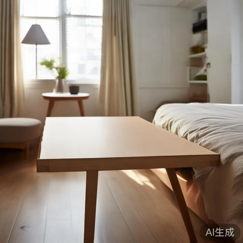 Living Large in Small Spaces: A Stylist's Guide for Singapore Homes — detail of the base and leg construction on a bed