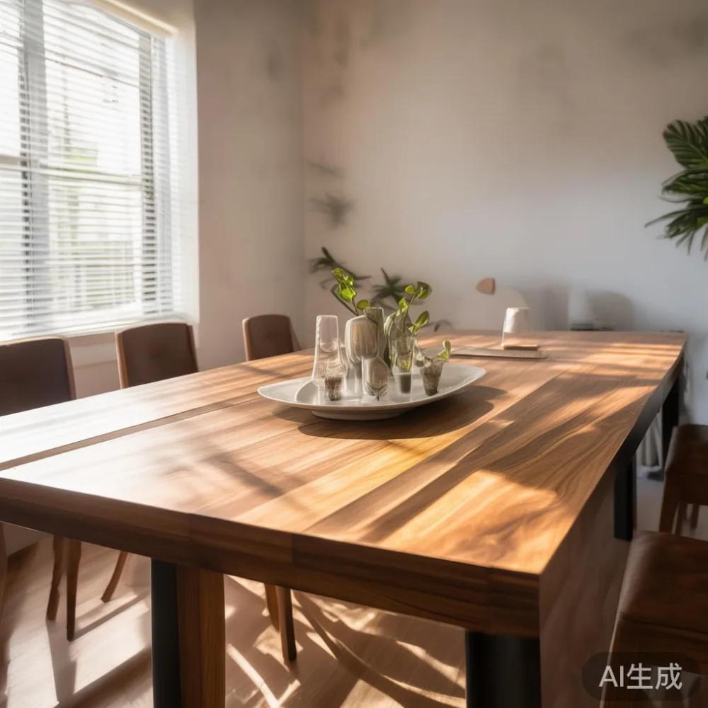 Veneer vs Solid Wood Dining Table in Singapore: A Real 5-Year Cost Bre — in a sunlit Singapore HDB living room, morning l